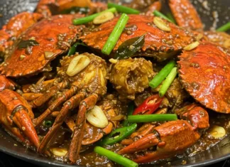 resipi ketam masak kam heong