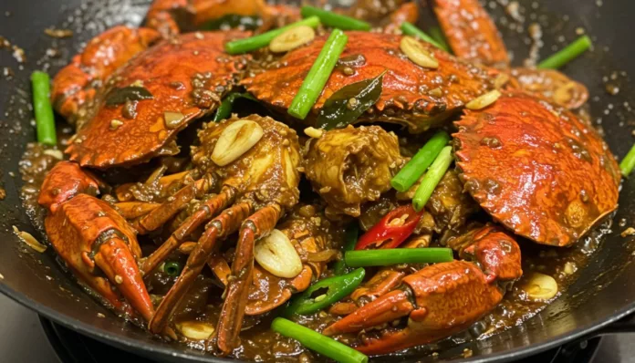 resipi ketam masak kam heong