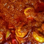 Resipi Sambal Tempoyak Merah, Letak Udang & Petai Lagi Beria Makan