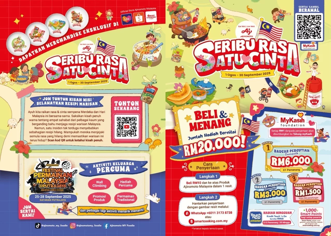 Seribu Rasa, Satu Cinta. Ajinomoto Raikan Cita Rasa Malaysia
