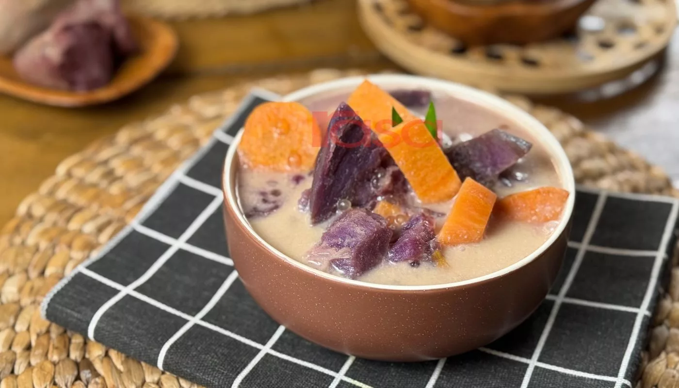 Pengat Ubi Keledek Lemak Manis, Pencuci Mulut Tradisional Paling Sedap!