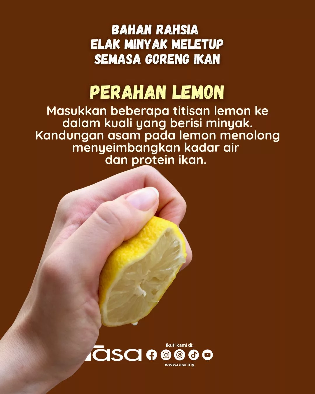 Minyak Tak Meletup Dah! 6 Bahan Rahsia Elak Minyak Merecik Ketika Goreng Ikan