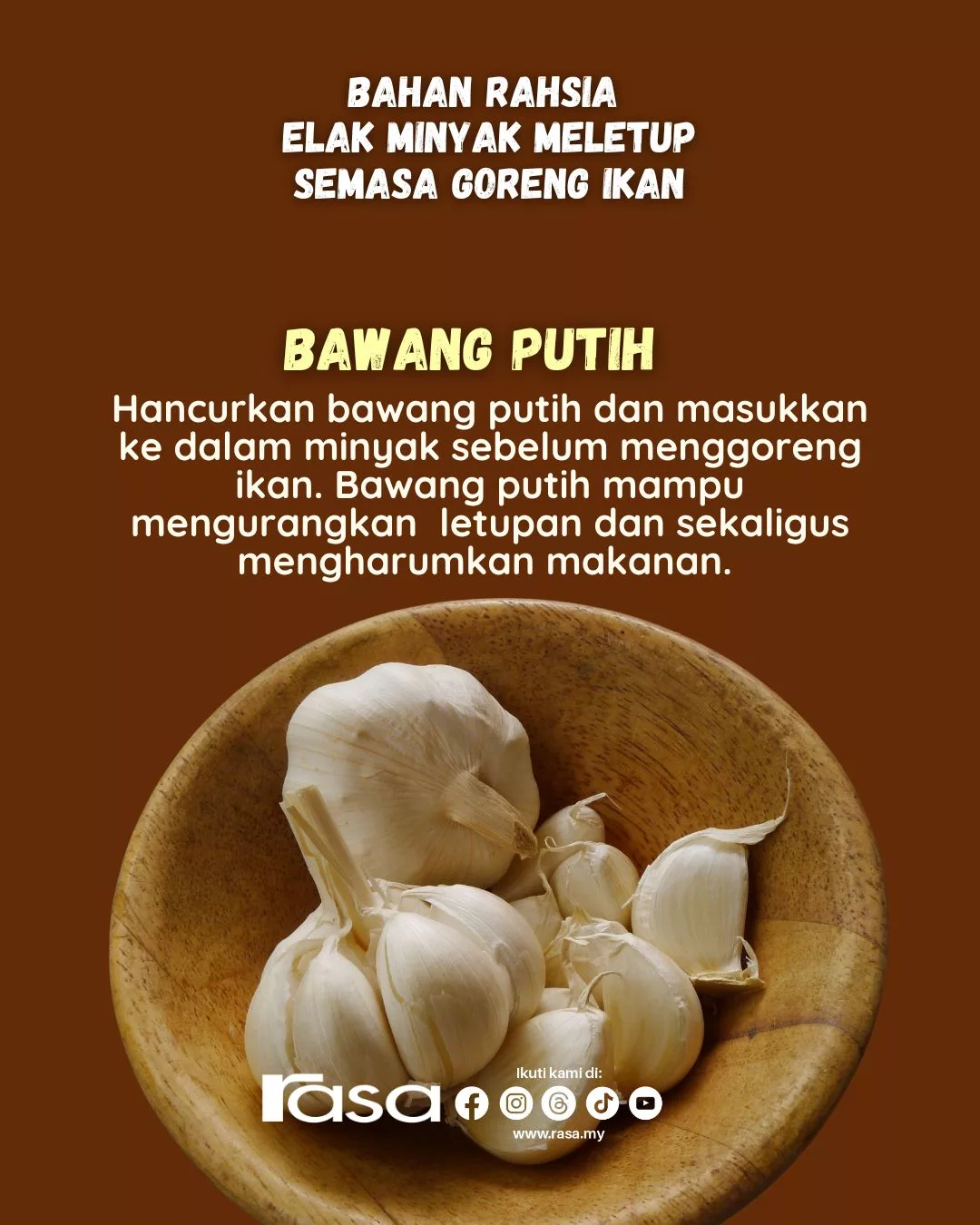 Minyak Tak Meletup Dah! 6 Bahan Rahsia Elak Minyak Merecik Ketika Goreng Ikan