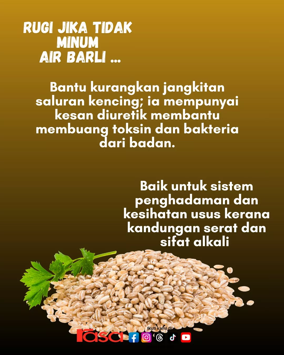 Rugi Kalau Tak Minum Air Barli: Khasiat Air Barli Yang Luar Biasa Untuk Kesihatan! 18 Rugi Kalau Tak Minum Air Barli: Khasiat Air Barli Yang Luar Biasa Untuk Kesihatan!