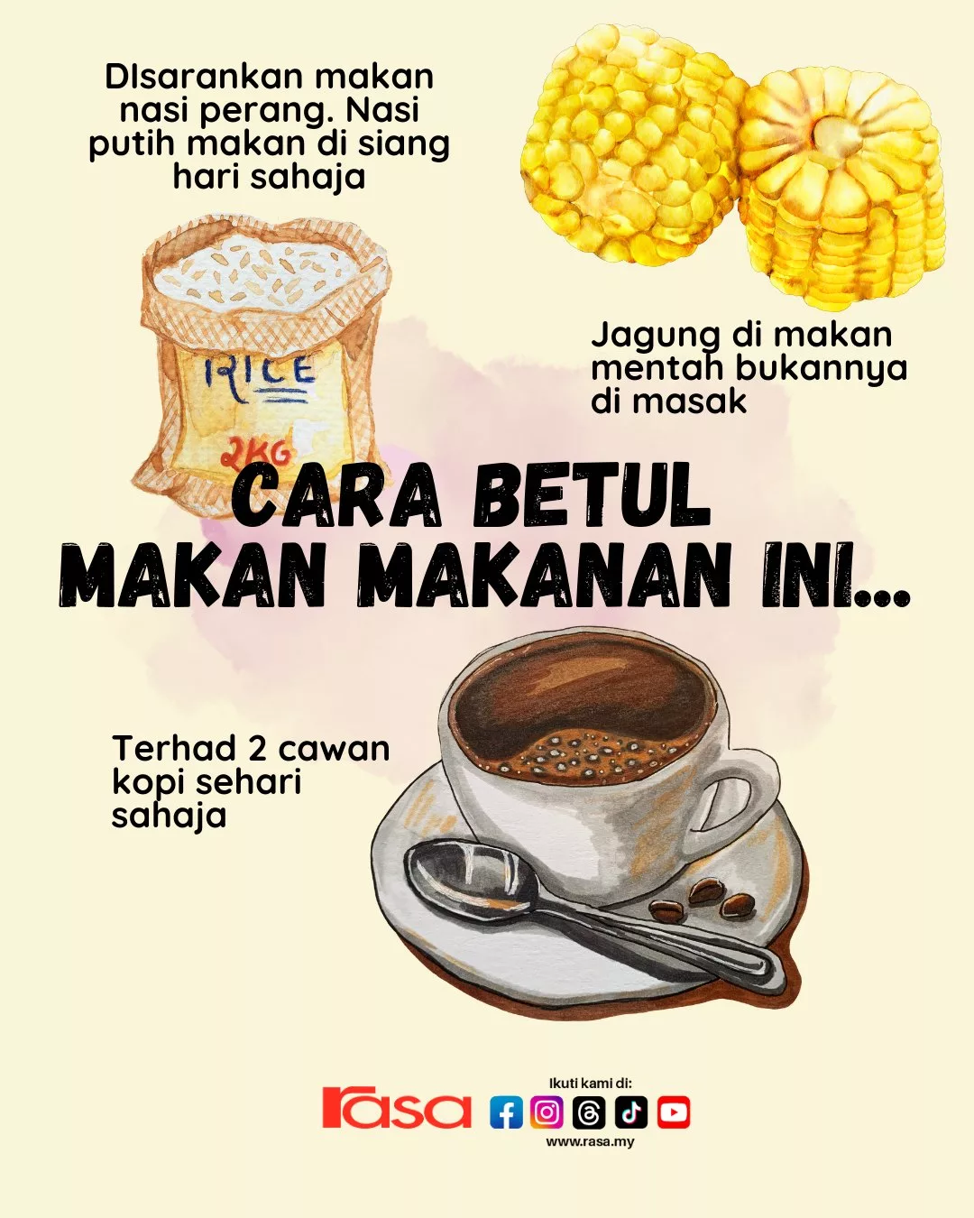 Cara Betul Makan Makanan. Panduan Sihat Yang Ramai Tak Tahu!