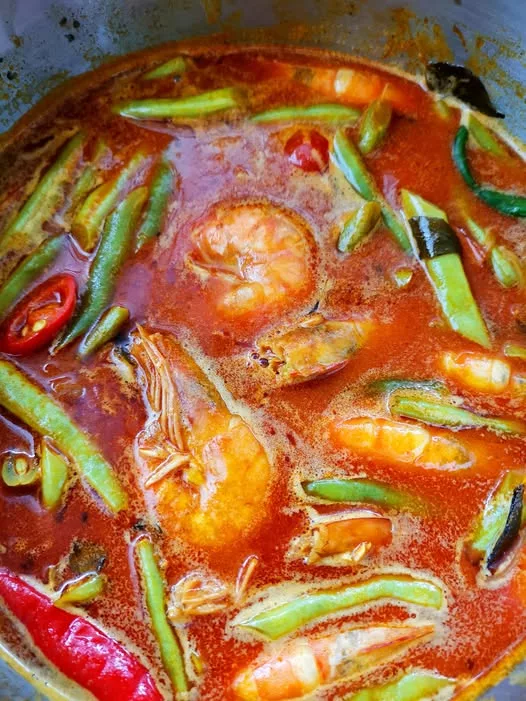 Gulai Udang Kacang Buncis, Resipi Mudah Sangat. Satu Lauk Ini Pun Buat Kita Tambah Nasi