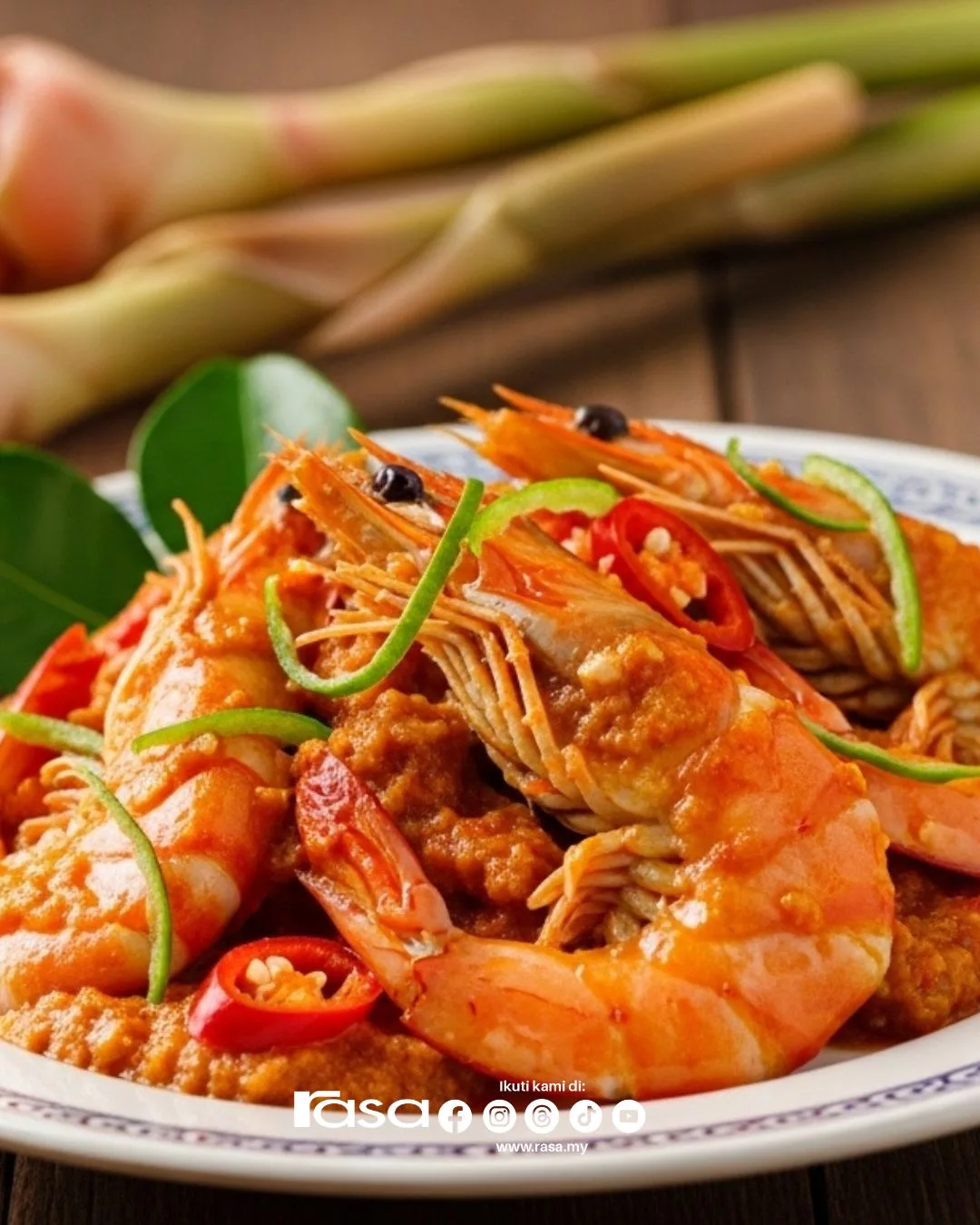 Udang Sambal Kantan. Lauk Kampung Padu, Wangi Dan Menggoda Selera!