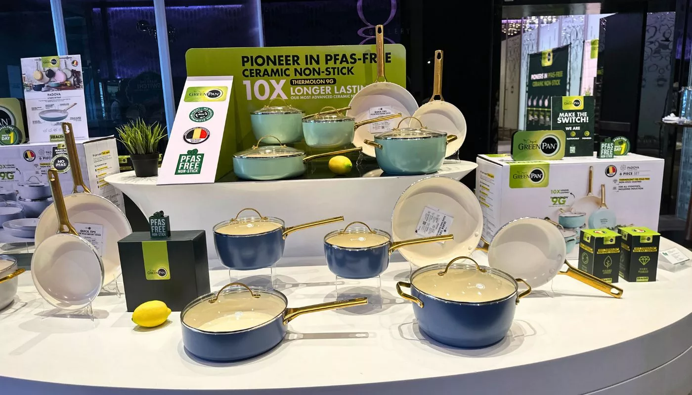 GreenPan Perkenal Thermolon™ 9G-Bebas PFAS, Lebih Selamat & Tahan Lama!