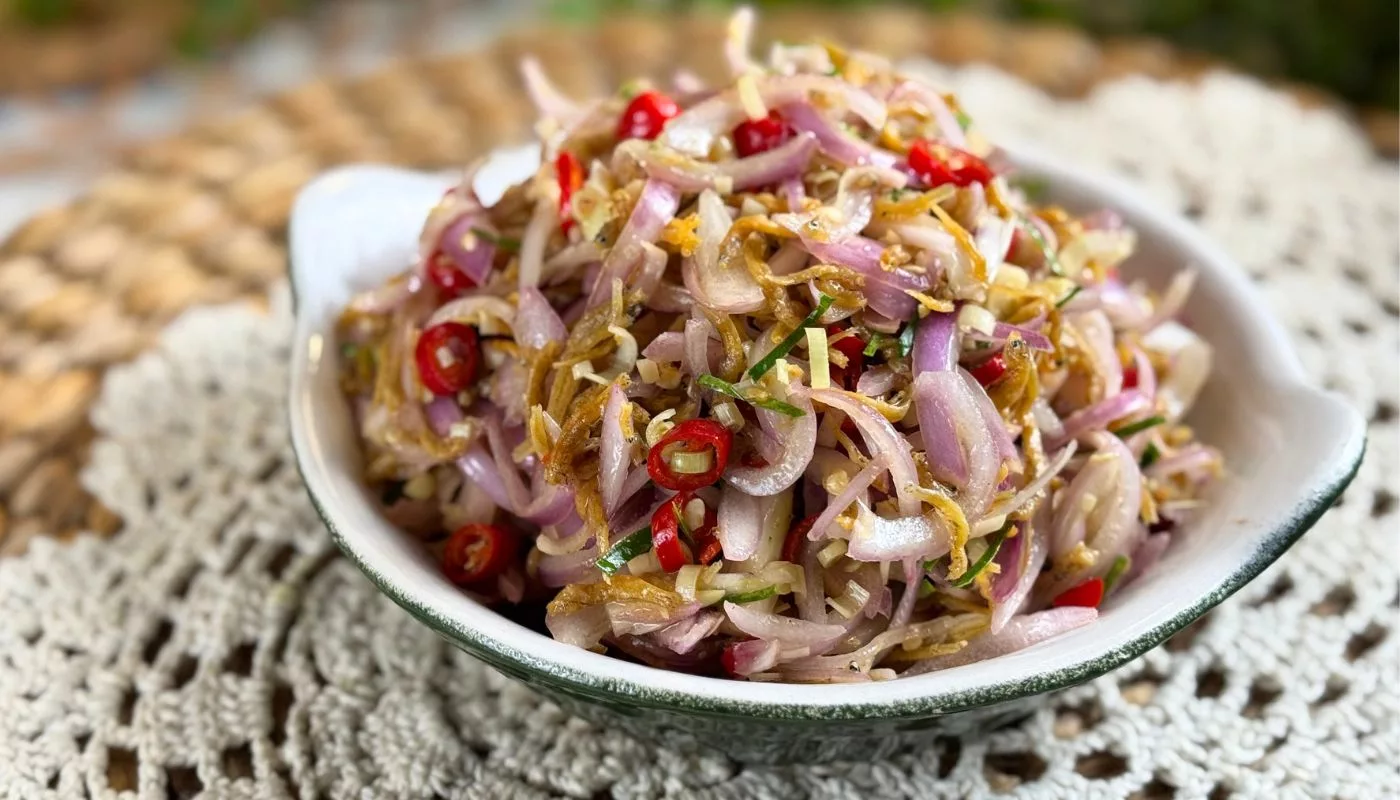 Resipi Sambal Matah Ikan Bilis Yang Rangup & Cukup Rasa