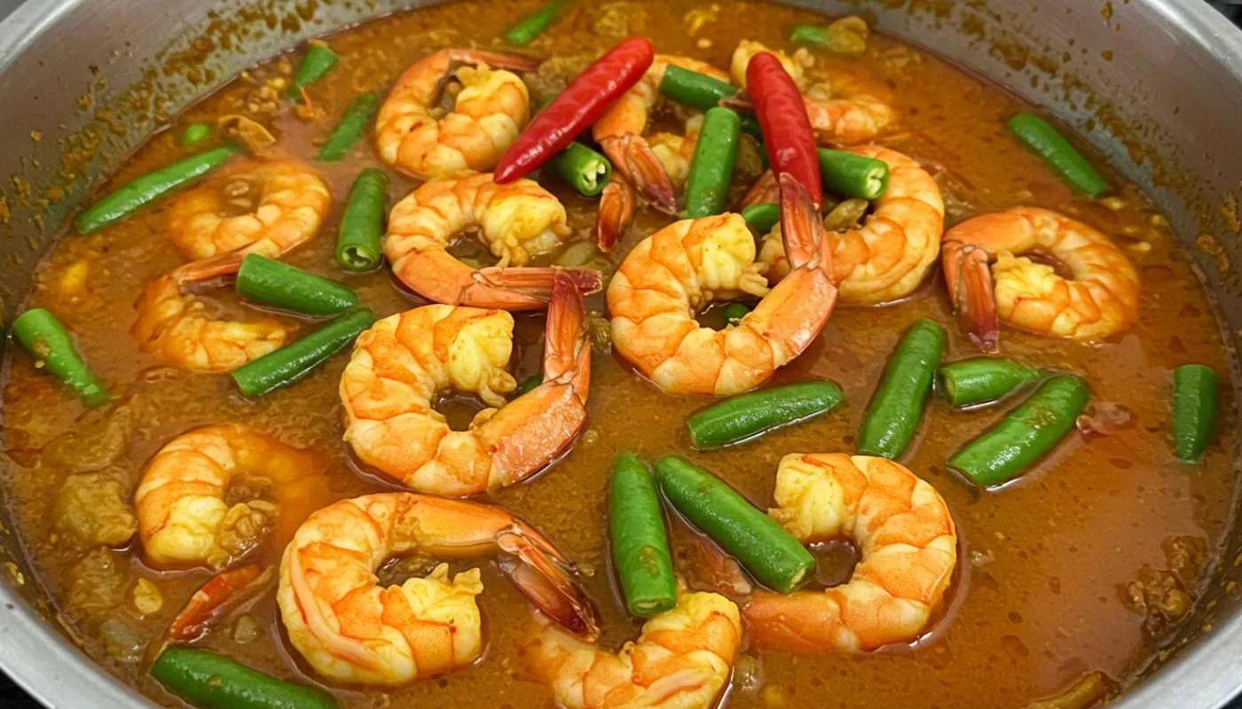 Gulai Udang Kacang Buncis, Resipi Mudah Sangat. Satu Lauk Ini Pun Buat Kita Tambah Nasi