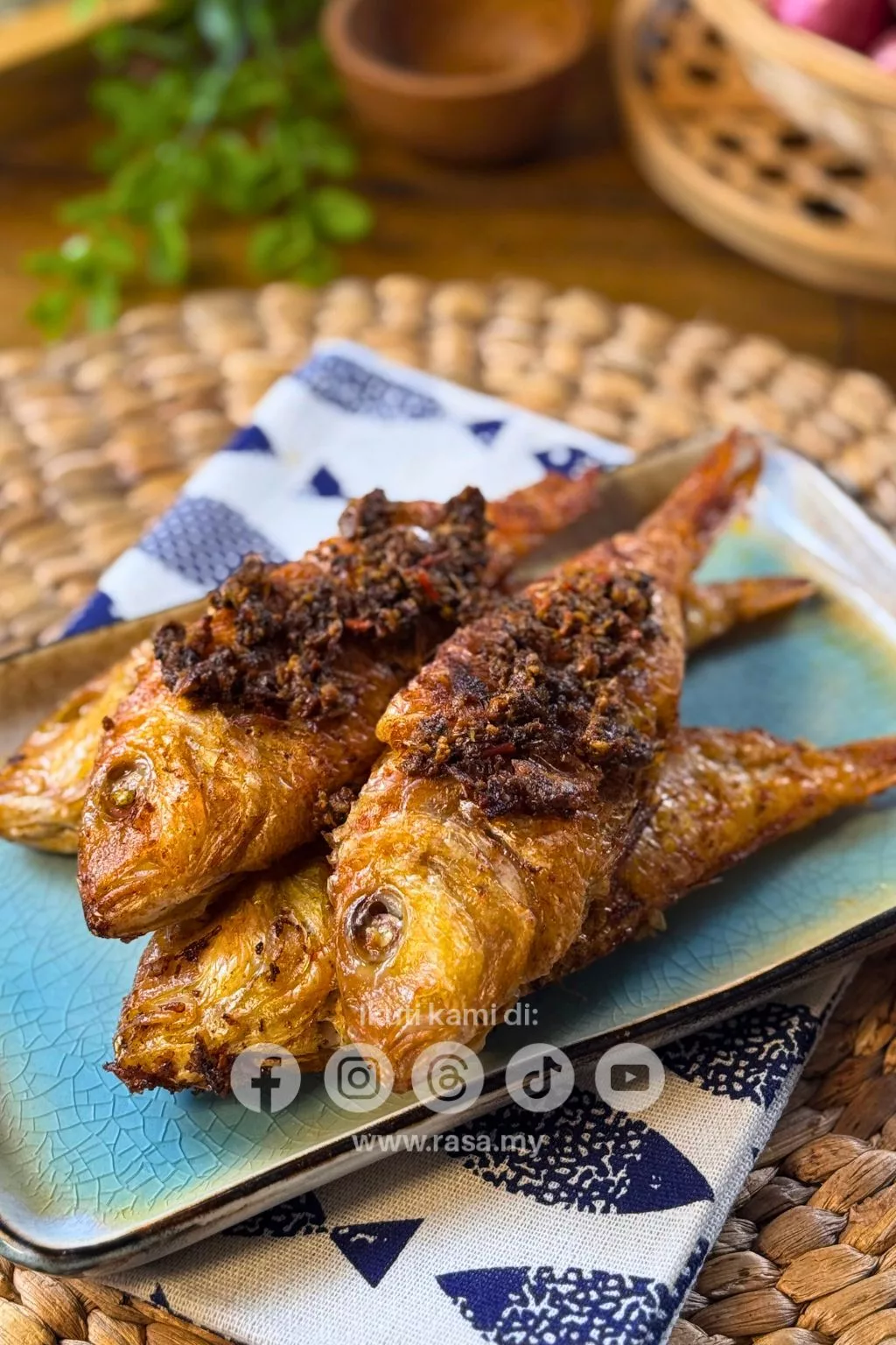 Ikan Kerisi Goreng Halia Rangup & Beraroma. Simple Tapi Padu! 5 ikan kerisi goreng halia