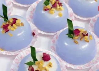 Resipi KHANOM LEUM KLEUM Sukatan Cawan, Pencuci Mulut Thailand Popular Lembut Manis Berlemak!