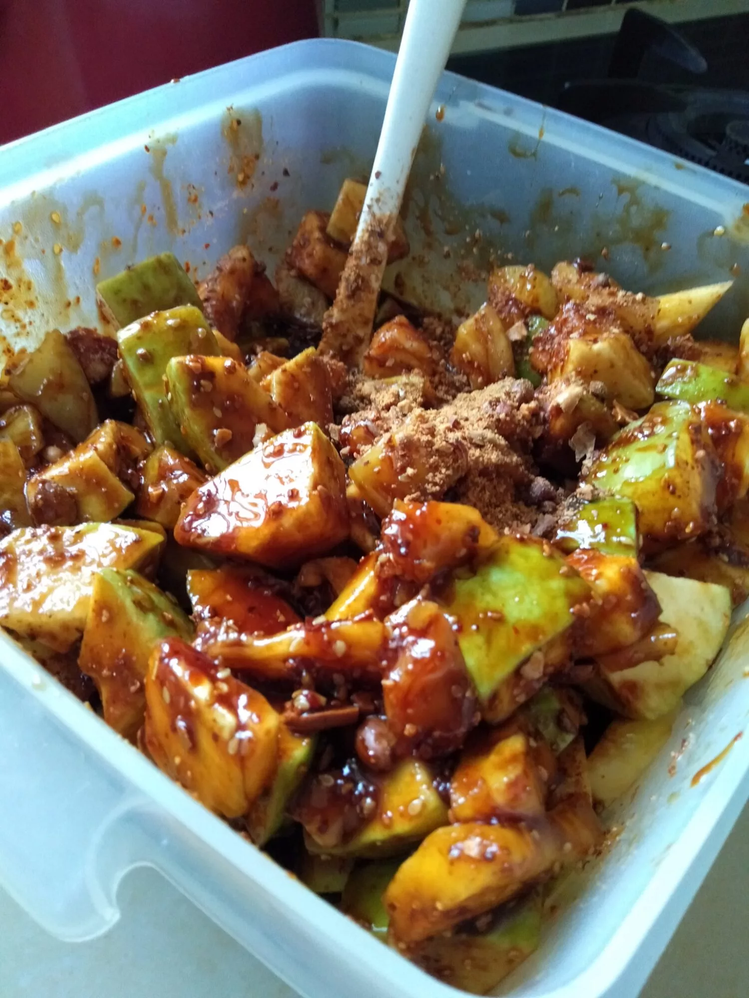 Buat Sendiri KUAH ROJAK BUAH Sedap, Pedas, Pekat & Manis Secukup Rasa, Tak Letak Petis Udang