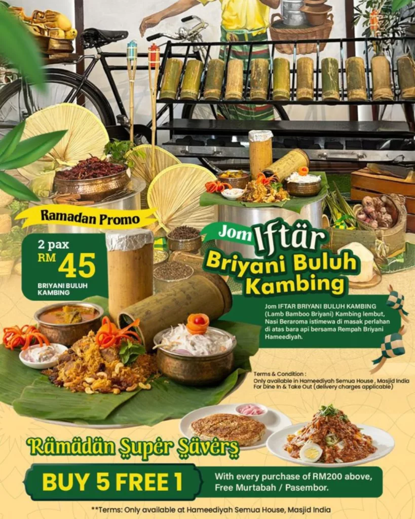 Raikan Ramadan & Aidilfitri Bersama Hameediyah, Dari Iftar Nasi Kandar Hingga Pakej Open House Eksklusif