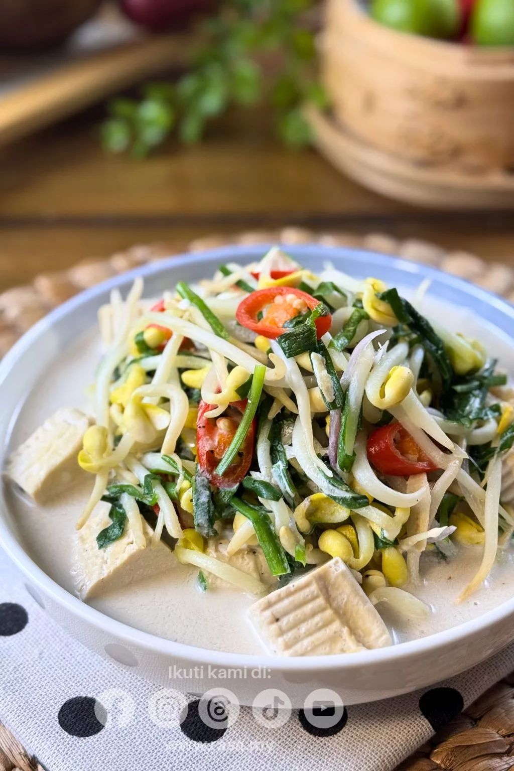 Masak Lemak Putih Tauge & Tauhu Paling Simple Tapi Sedap, Resipi Mudah Memikat!