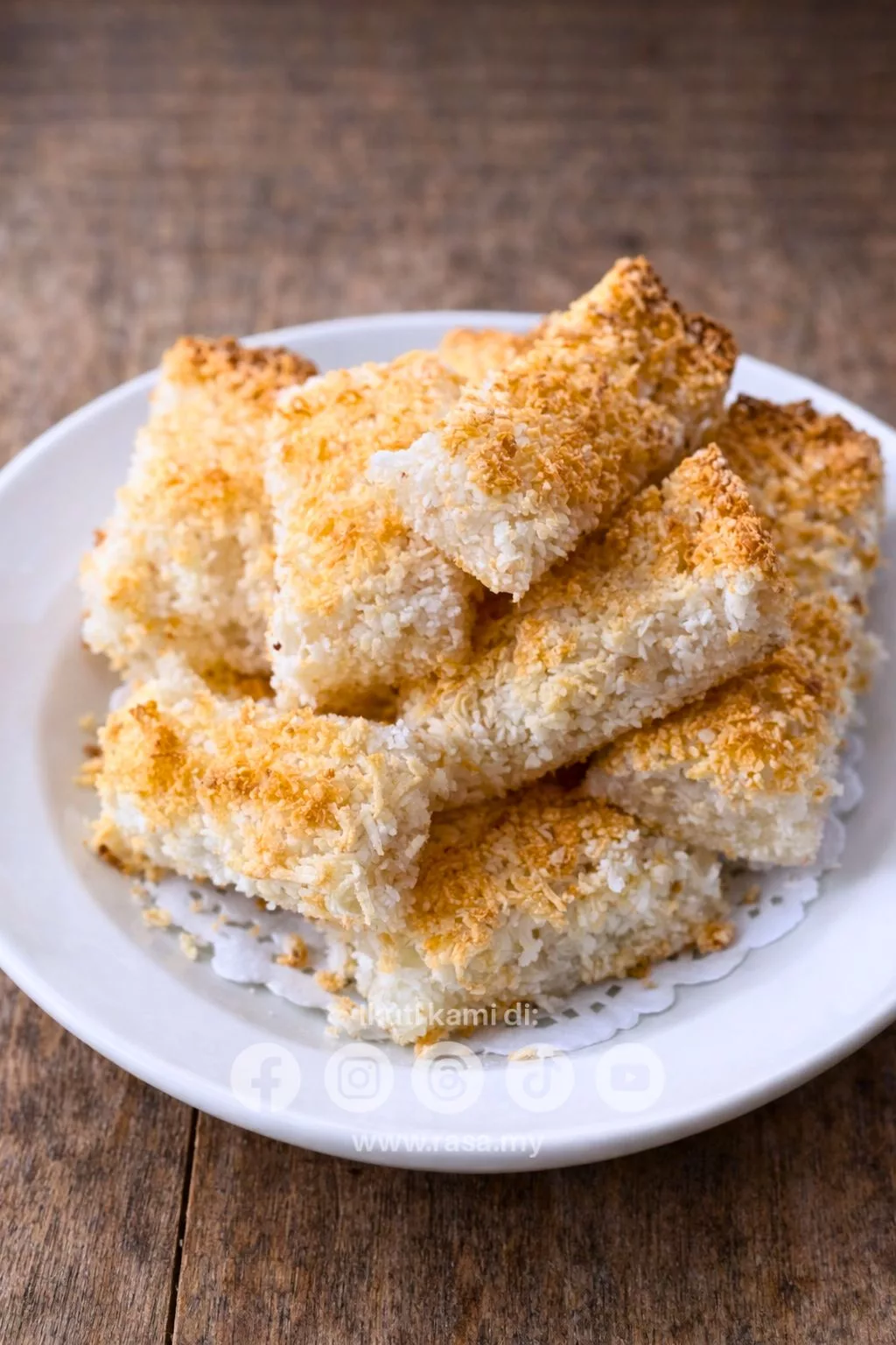 Kuih Dangai Bakar Tradisional. Resipi Lama yang Wangi & Menggoda