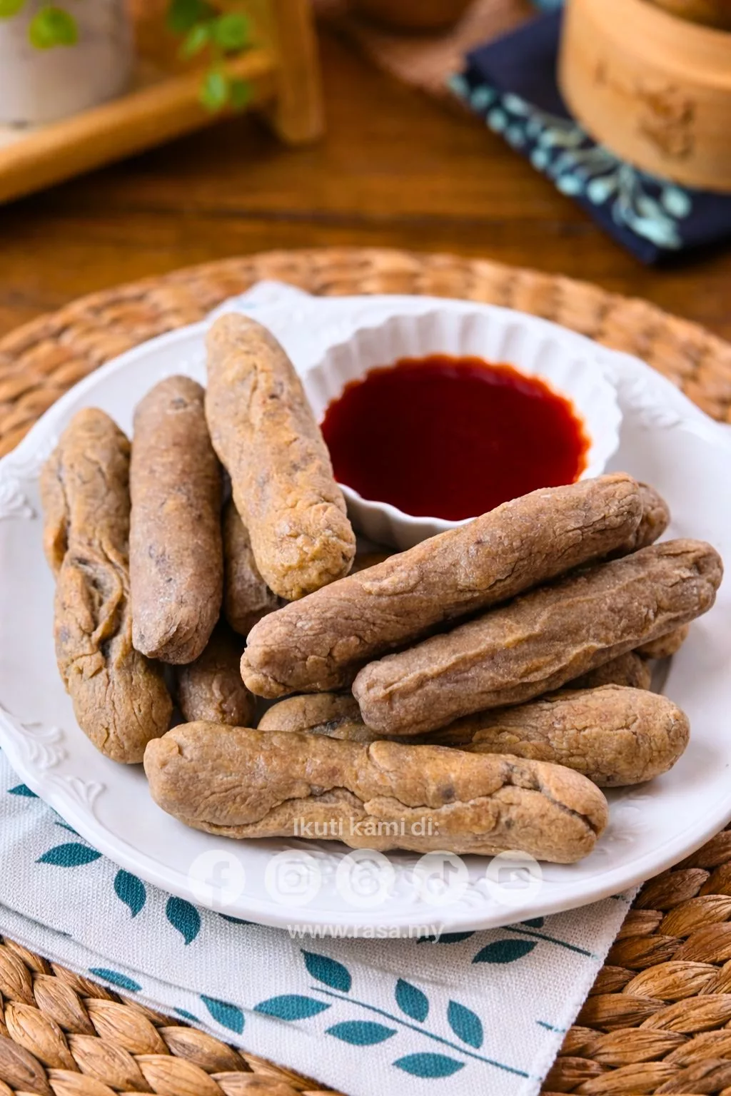 Keropok Lekor Tepung Sagu Homemade Paling Sedap, Kenyal & Mudah Dibuat