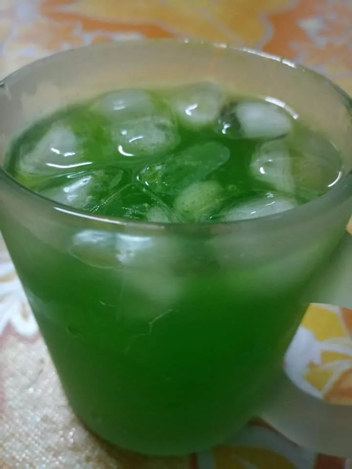 Pati AIR FANTA HIJAU Sedap, Tinggal Tambah Air Letak Ais, Siap!