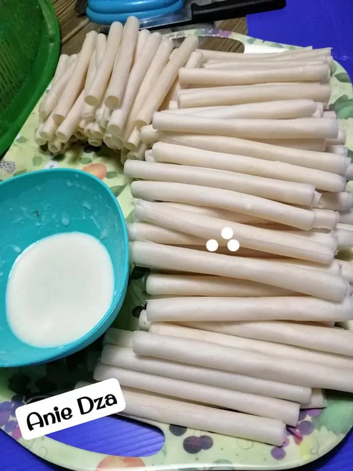 Resipi “PEPERO POPIA ALMOND STICK” Kudapan Raya Paling Mudah Hanya 3 Bahan, Gulung Guna Straw!
