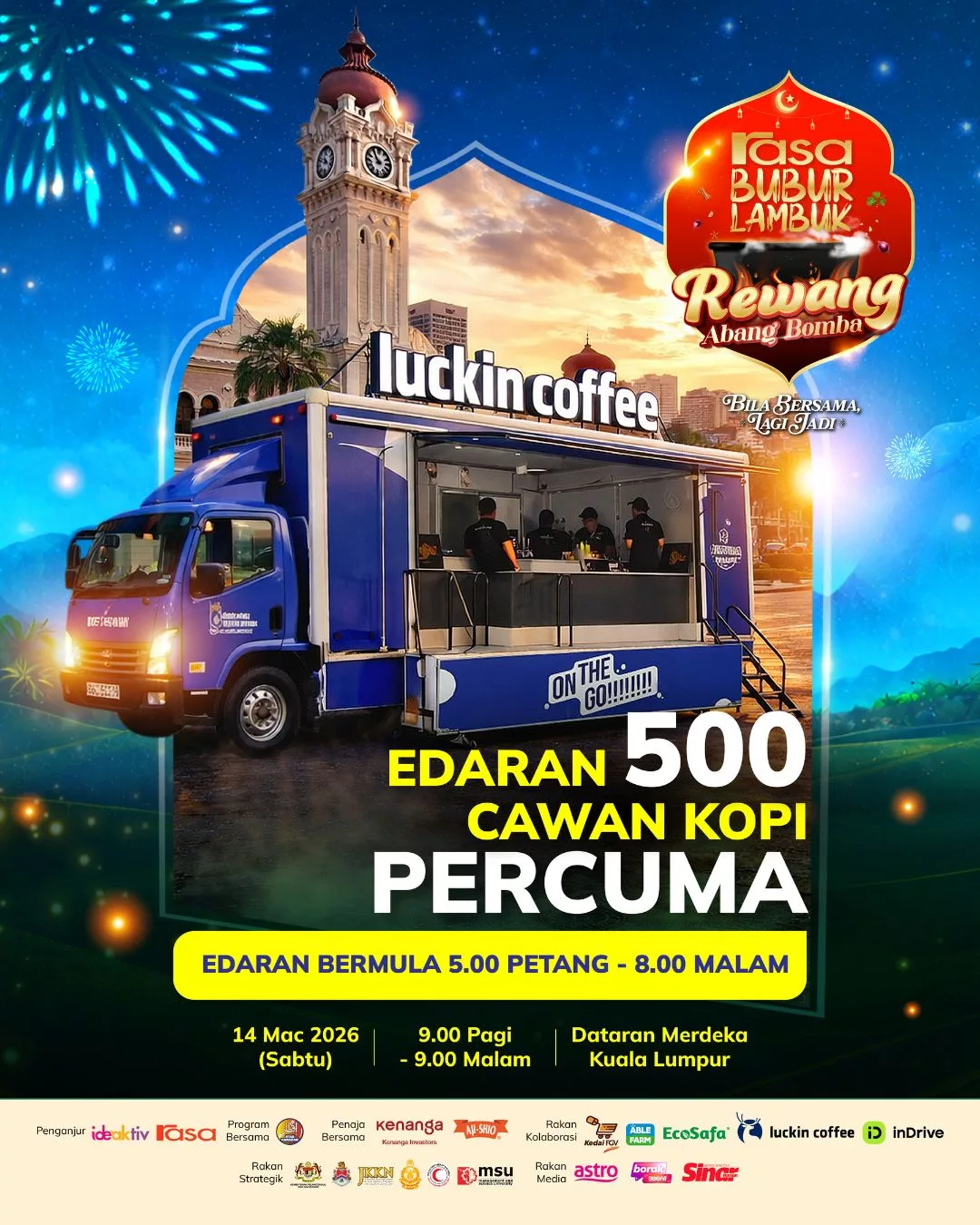 RASA Bubur Lambuk Rewang Abang Bomba 2026 Bakal Pecah Rekod Malaysia Dengan 16,000 Pek Bubur Lambuk