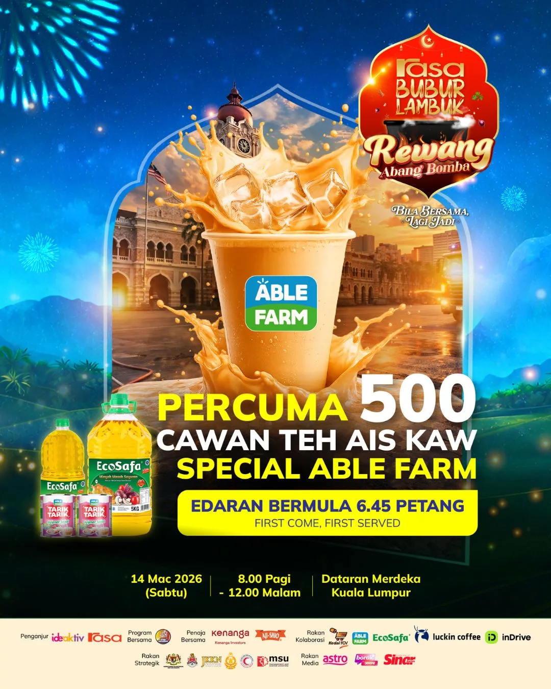 RASA Bubur Lambuk Rewang Abang Bomba 2026 Bakal Pecah Rekod Malaysia Dengan 16,000 Pek Bubur Lambuk