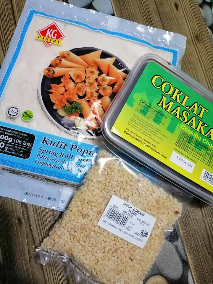 Resipi “PEPERO POPIA ALMOND STICK” Kudapan Raya Paling Mudah Hanya 3 Bahan, Gulung Guna Straw!