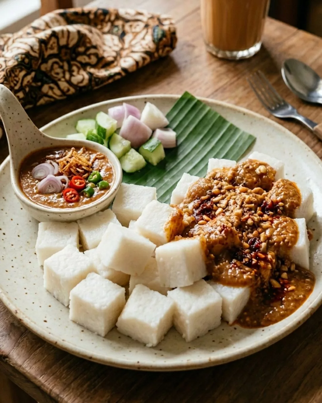 Lontong Goreng Pes Ikan Bakar Paling Sedap & Mudah, Confirm Tak Membazir!