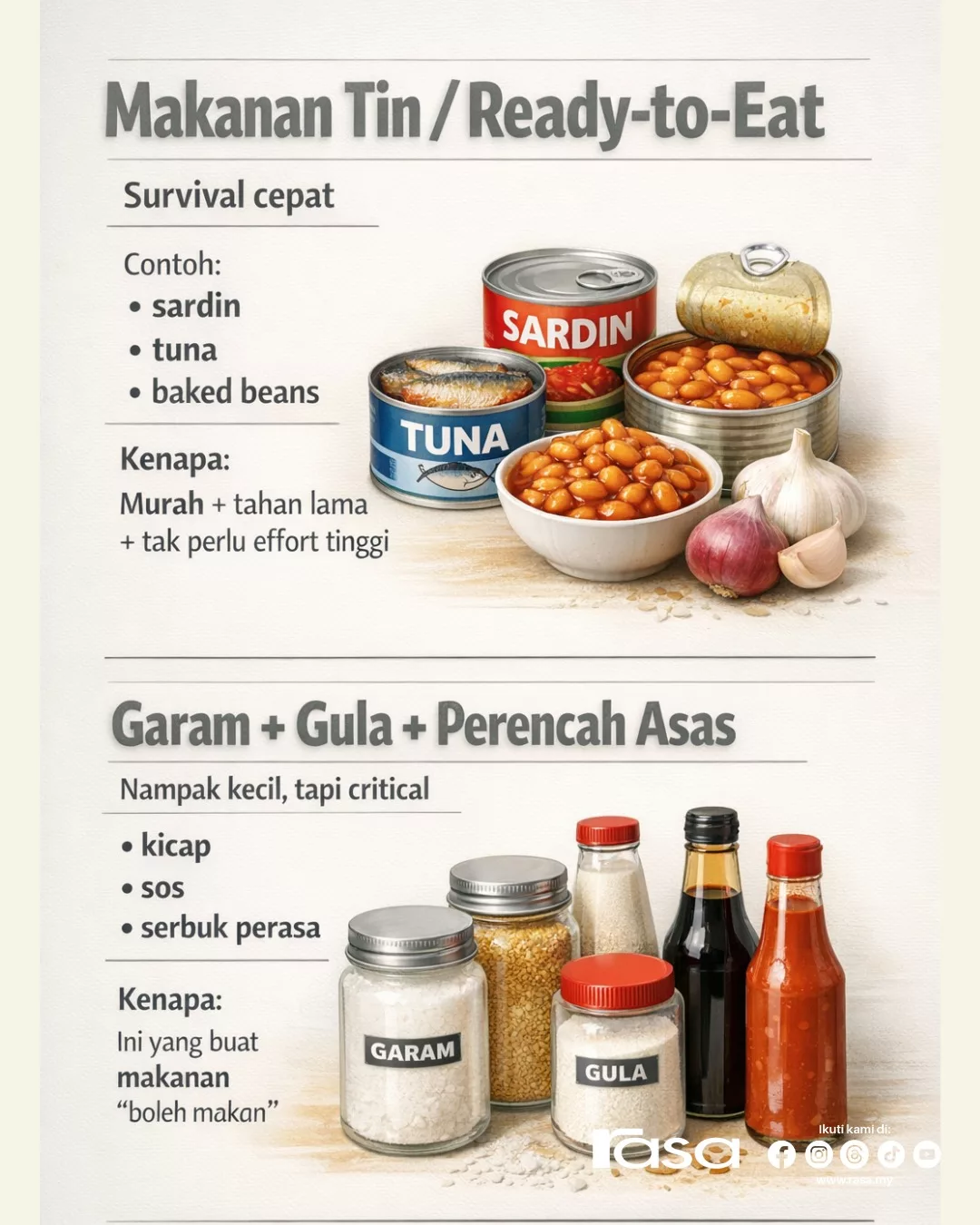 Simpan Lebih Stok Makanan Bukan ‘Panic Buying’ Namun Persediaan Awal Demi Kelangsungan Hidup Keluarga