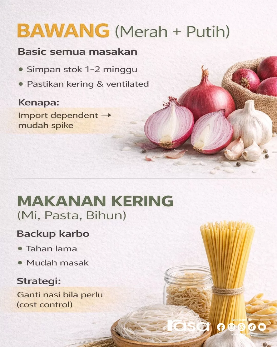 Simpan Lebih Stok Makanan Bukan ‘Panic Buying’ Namun Persediaan Awal Demi Kelangsungan Hidup Keluarga