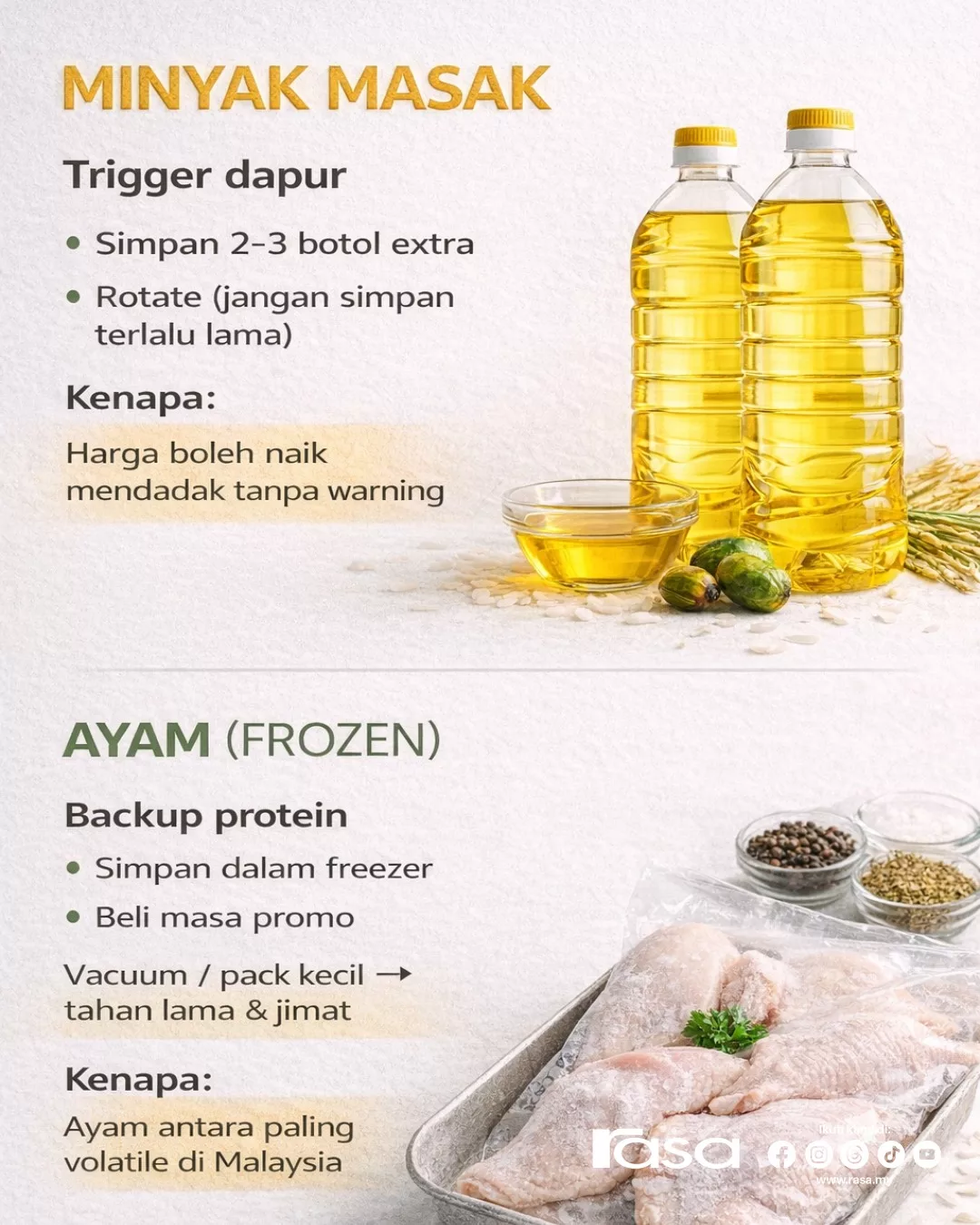 Simpan Lebih Stok Makanan Bukan ‘Panic Buying’ Namun Persediaan Awal Demi Kelangsungan Hidup Keluarga