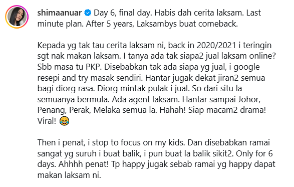 Kek Hasil Air Tangan Pelakon Shima Anuar Cantik & Berseni, Bisnes ‘Shimskitchen’ Dapat Permintaan Ramai
