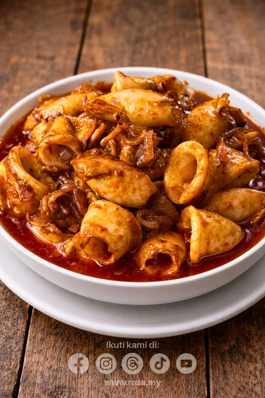 Resipi Sambal Sotong Bawang Hiris Paling Sedap. Resipi Mudah Wajib Cuba