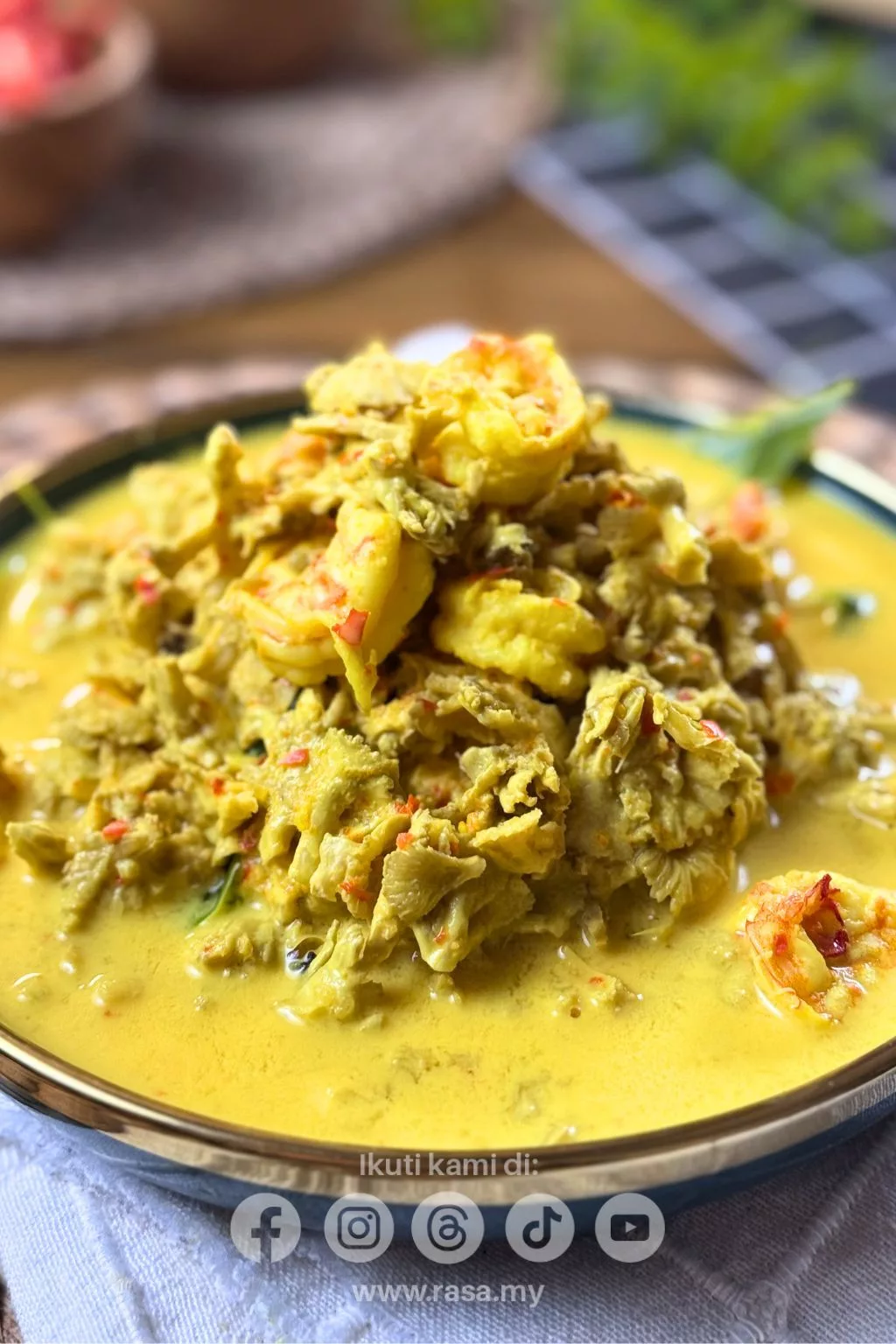 Masak Lemak Cendawan Kukur Paling Sedap & Padu. Resipi Rare Kampung Wajib Cuba!