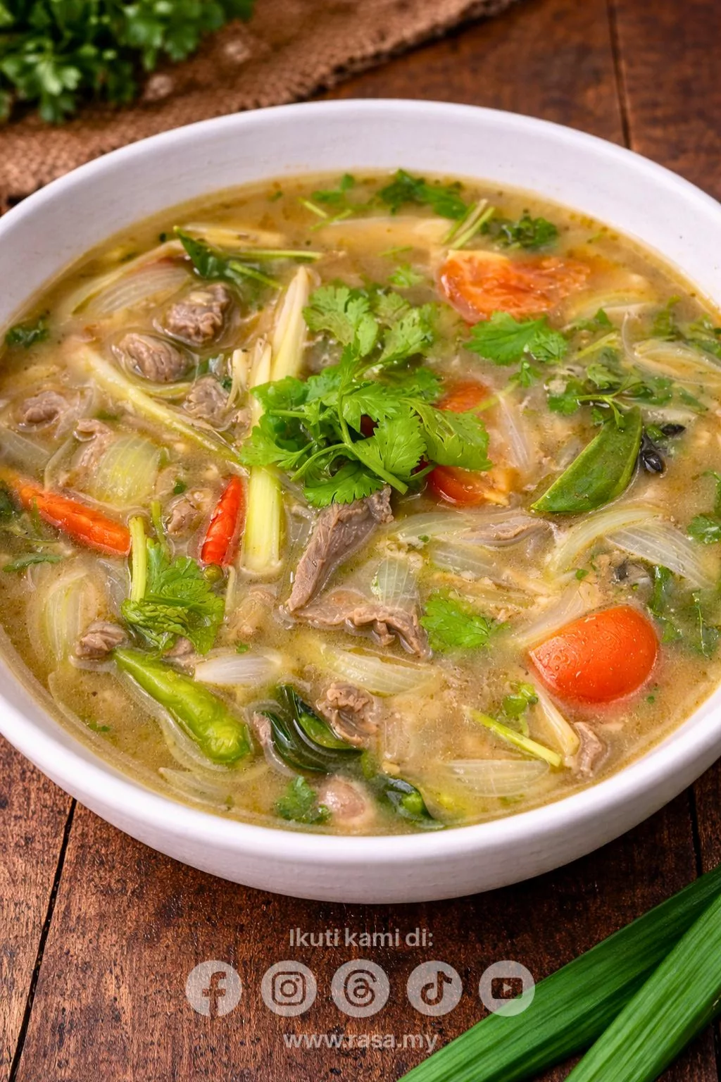 Sup Daging Ori Thai Paling Padu. Resipi Mudah, Rasa Kick & Menyelerakan!