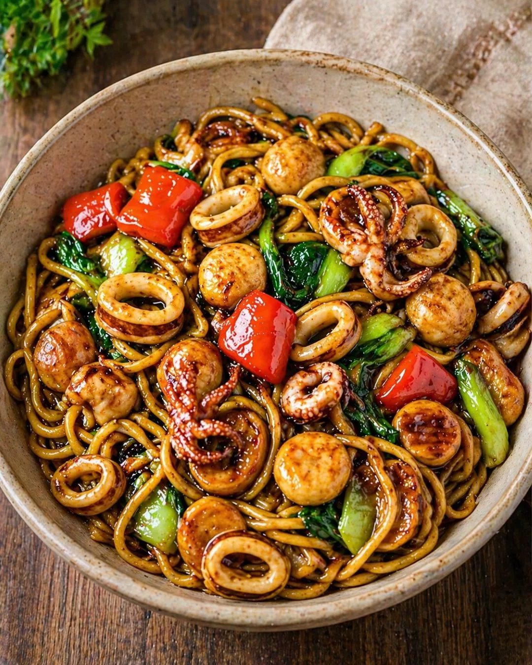 Mi Goreng Basah Seafood Padu & Sedap, Kuah Pekat Confirm Ketagih!