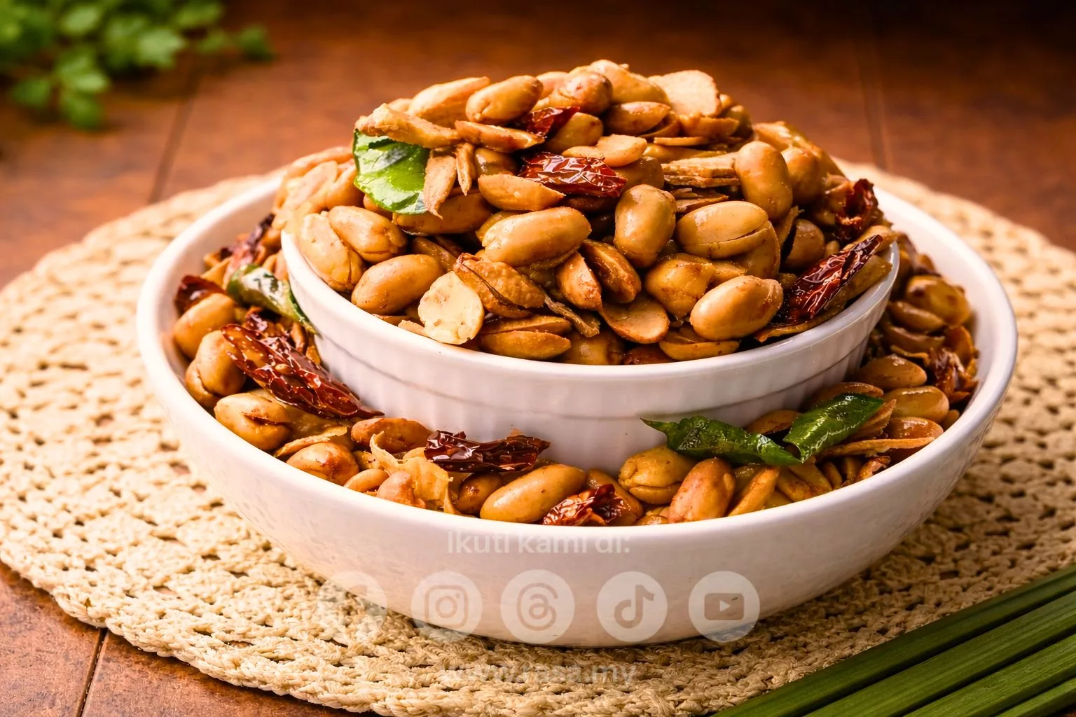 Kacang Goreng Crispy Paling Rangup & Sedap, Resipi Mudah Confirm Jadi!