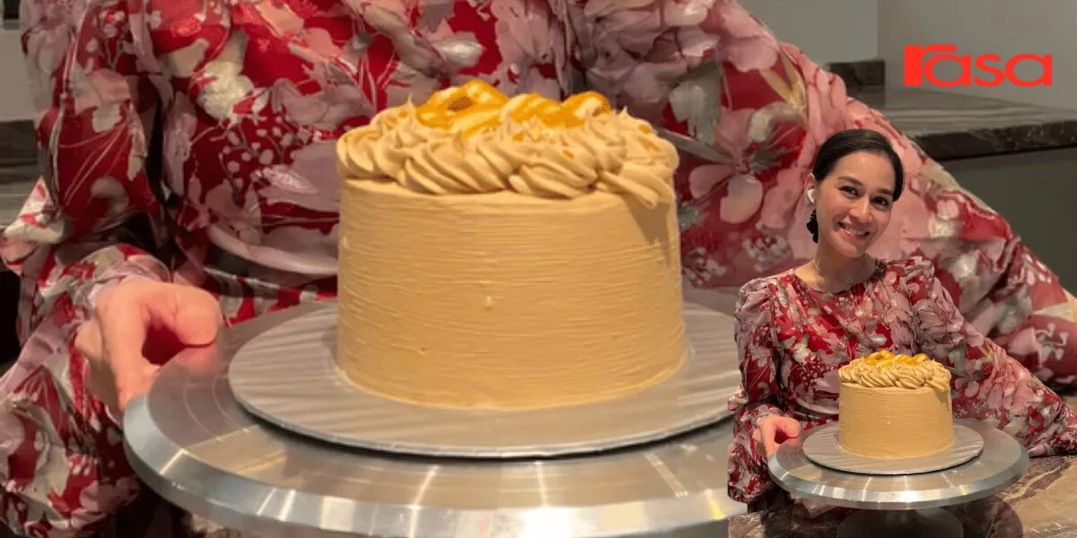 Kek Hasil Air Tangan Pelakon Shima Anuar Cantik & Berseni, Bisnes 'Shimskitchen' Dapat Permintaan Ramai