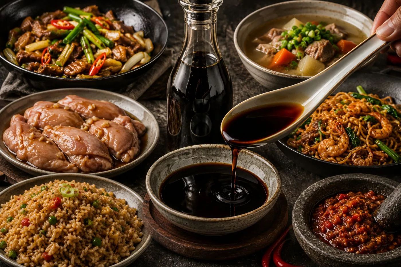 Kicap Cair, Kicap Pekat & Kicap Manis: Ini Perbezaan Jenis Kicap Yang Ramai Tak Tahu 7 Kicap Cair, Kicap Pekat & Kicap Manis: Ini Perbezaan Jenis Kicap Yang Ramai Tak Tahu
