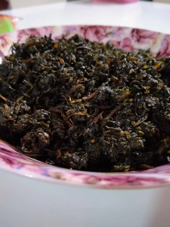 Rendang Pucuk Ubi Kayu Sedap, Kena Kacau Sampai Betul Betul Kering
