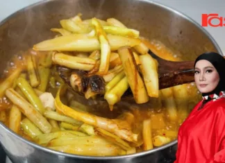Yana Samsudin Kongsi Cara Masak Lauk Kampung, Sulur Keladi Asam Pedas Resipi Mak