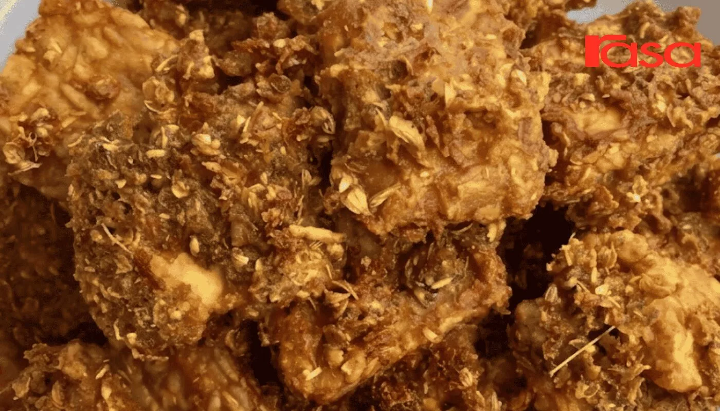Tempe Goreng Berempah Lebih Sedap & Rangup, Kisar Bawang Putih Sekali!