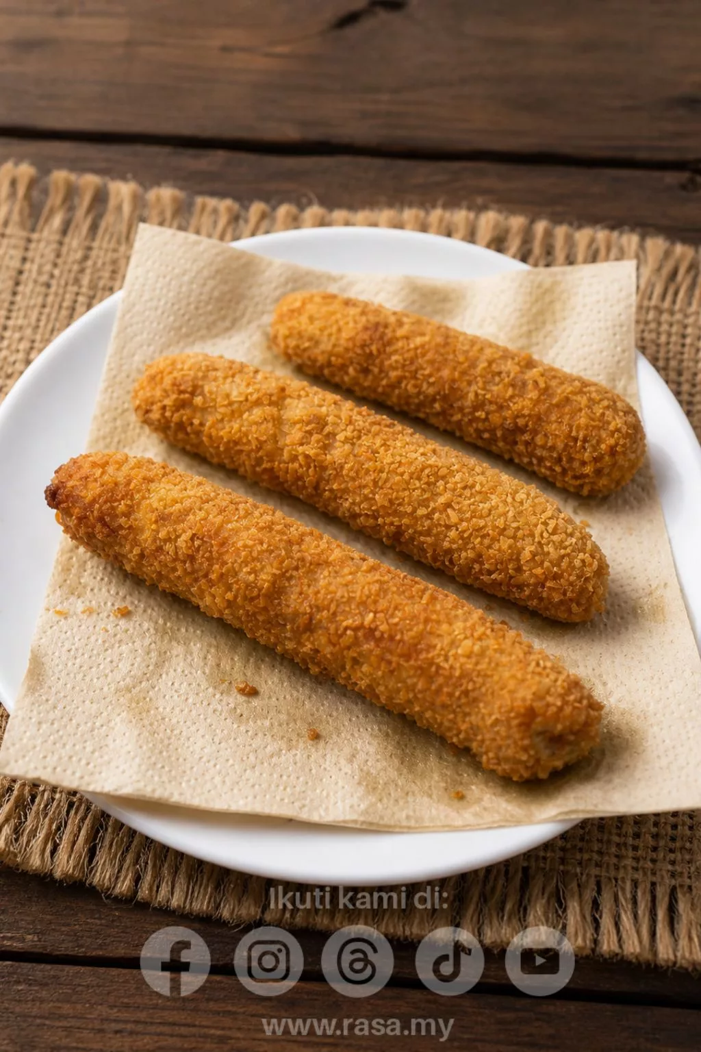 Chikuro Ayam Cheese Meleleh Paling Sedap & Crispy. Resepi Viral Wajib Cuba!