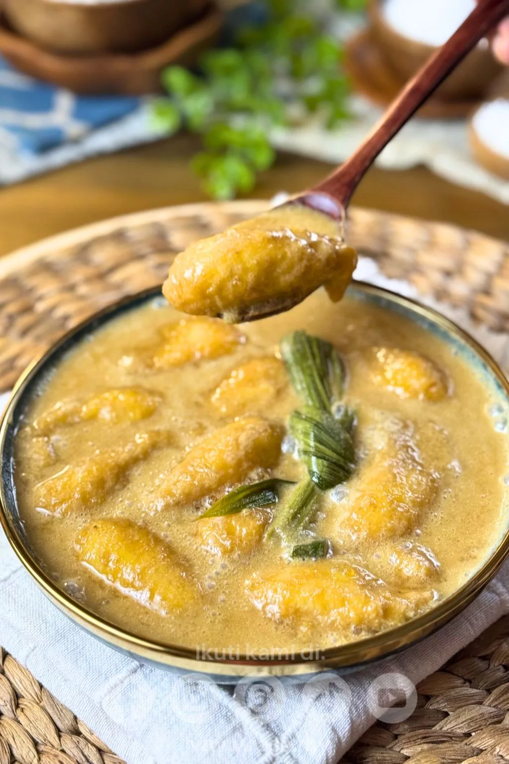 Pengat Pisang Bersagu Lemak Manis, Resipi Kampung Paling Nostalgia