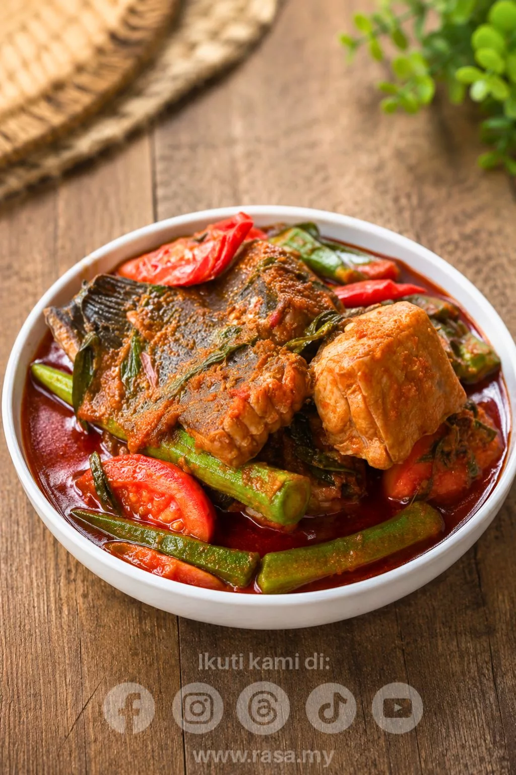 Bau Daun Kesum Je Dah Buat Lapar! Ni Resipi Asam Pedas Ikan Pari Paling Sedap