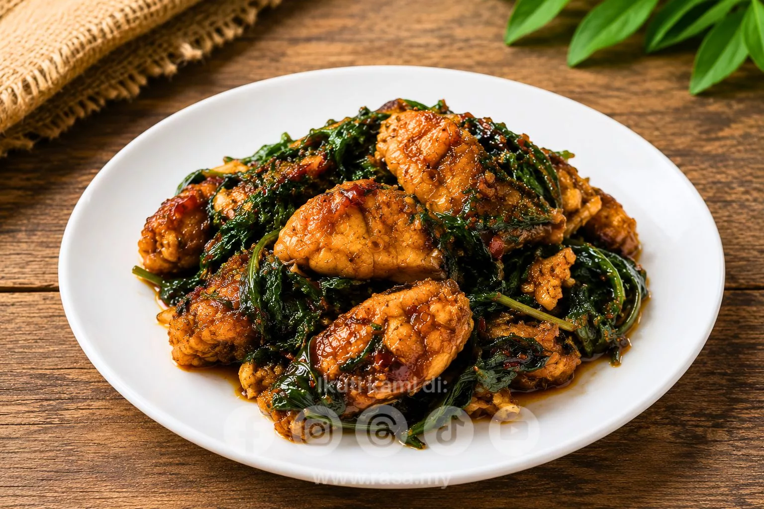Sambal Ikan Cili Kangkung Power Pedas, Lauk Kampung Paling Membuka Selera