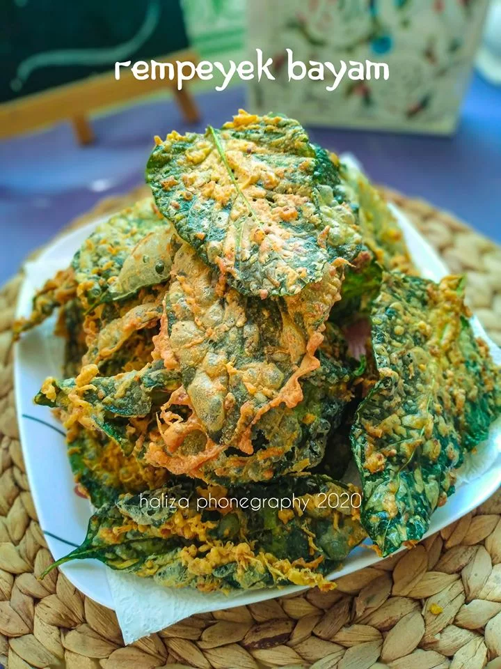 Rempeyek Bayam Rangup & Mudah, Resipi Paling Sedap Untuk Kudapan
