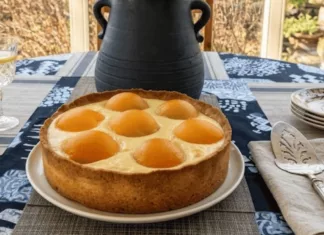 Resipi Pencuci Mulut Apricot Custard Tart Sedap, Lemak Manis & Cantik Berkilat