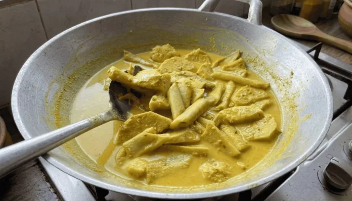 Sayur Keladi Masak Lemak Cili Api