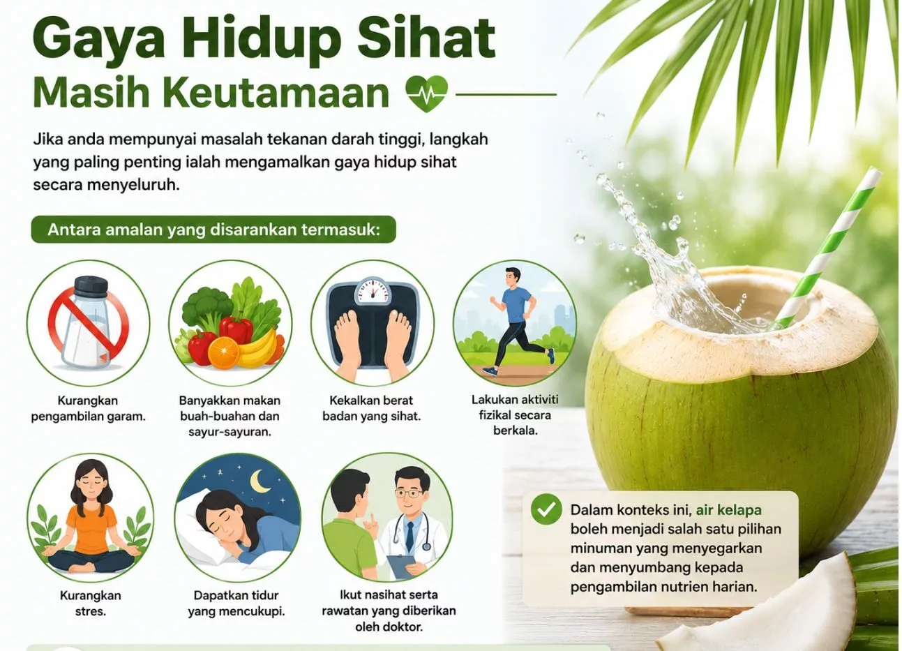 Air Kelapa Tekanan Darah: Fakta Penting yang Ramai Tidak Tahu