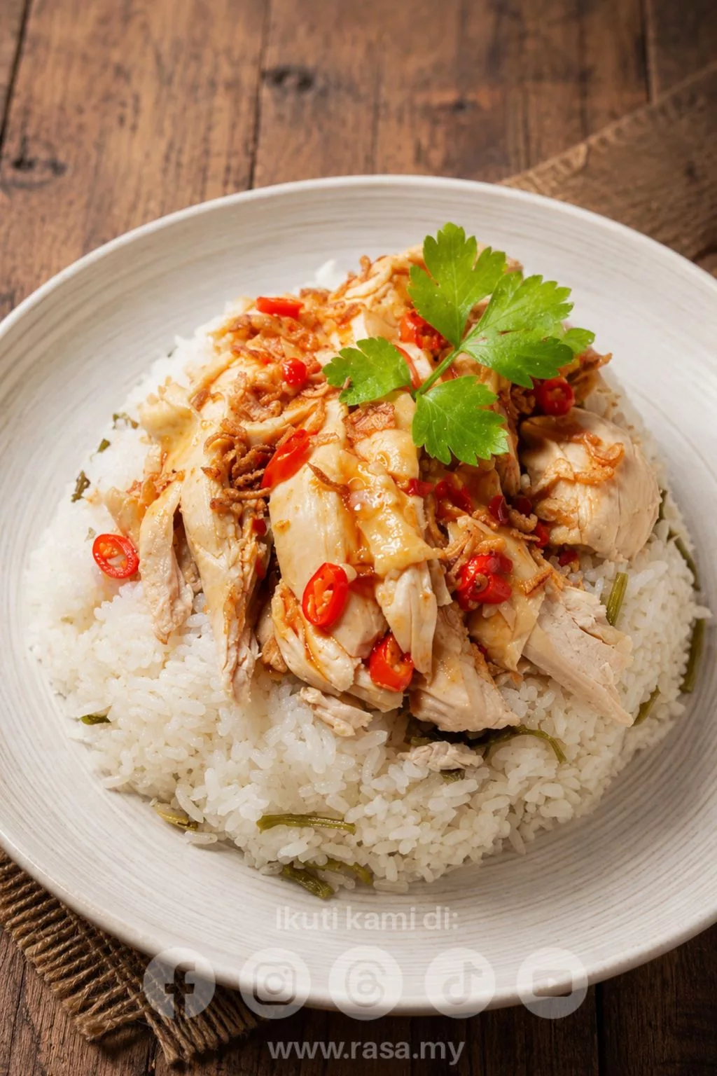 Nasi Ayam Thai Paling Sedap dan Mudah, Resipi Homemade Yang Wajib Cuba